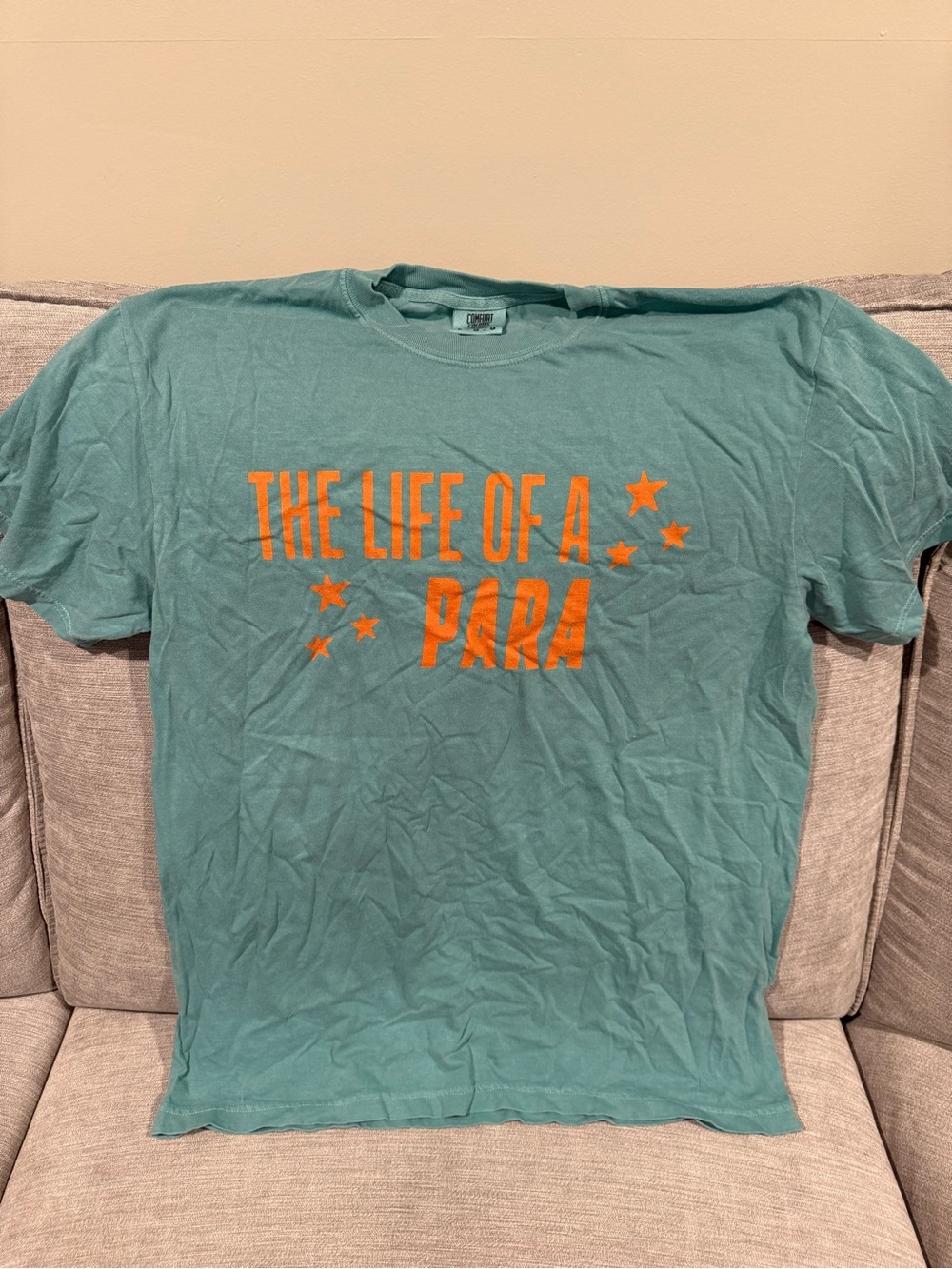 Comfort Colors Life of a Para Taylor Swift Inspired Tee